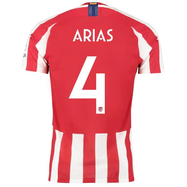 Tailandia Camiseta Atletico Madrid NO.4 Arias Primera equipo 2019-20 Rojo